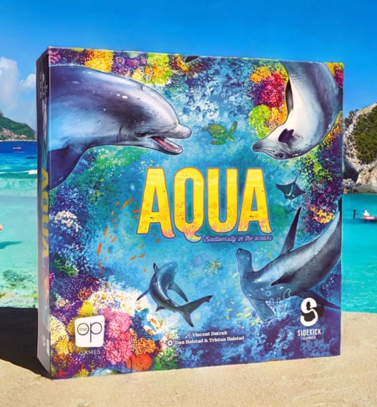 Aqua Board Game Fun Strategy for Adults and Family Tile Placement 1 to 4 players New