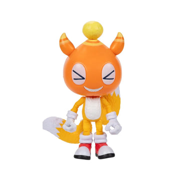 Sonic 3 Movie 5-Inch Wave 2 Action Figure Tails With Chaos Hat Mask