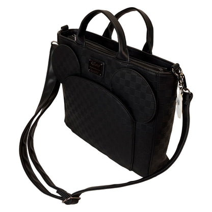 Disney Mickey Ear Checkerboard Convertible Tote Bag