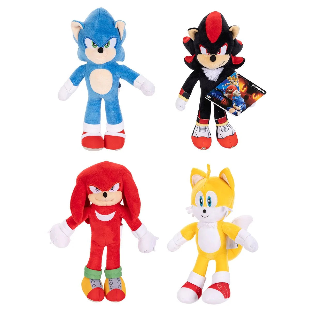 Sonic 3 Movie 9-Inch Basic Plush Jakks Pacific Sonic Only New