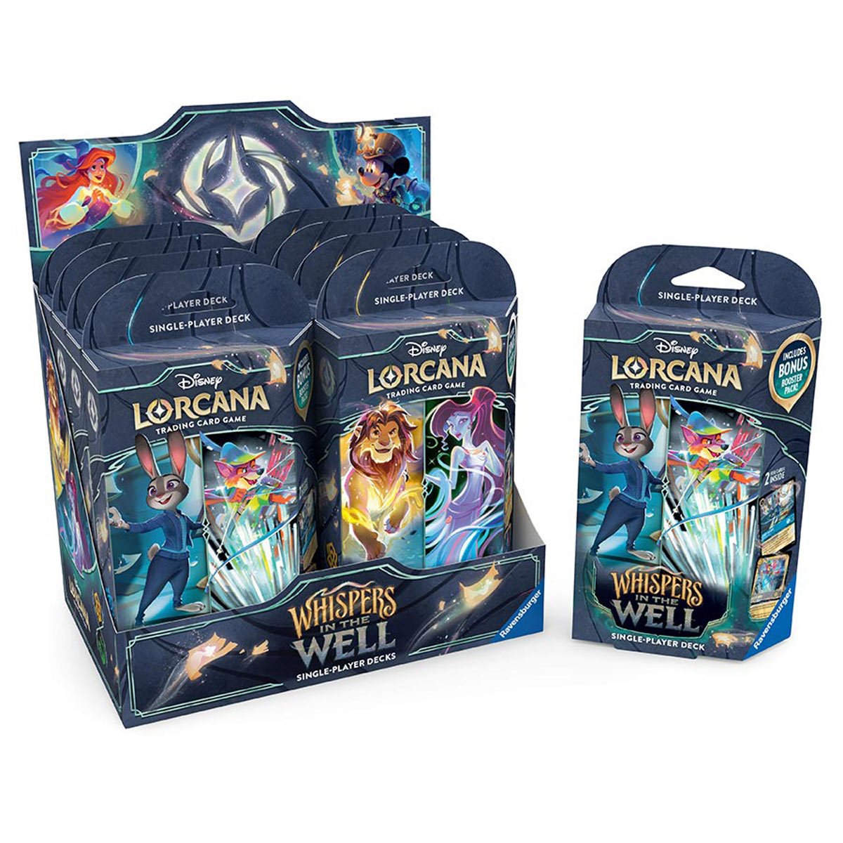 Disney Lorcana Set 10 Whispers in the Well Starter Deck 1 box