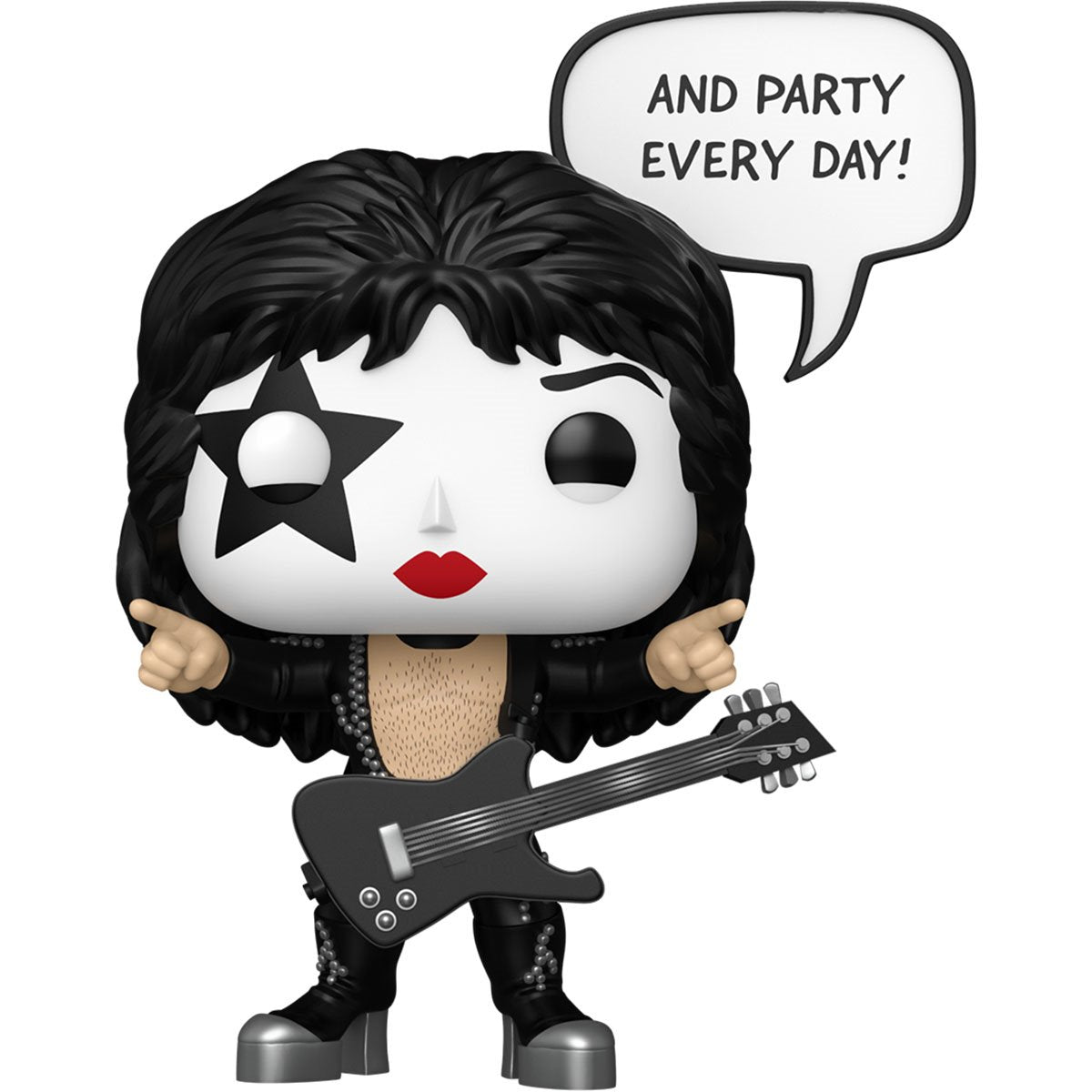 KISS Starchild Demon Spaceman Rock and Roll All Nite Pop! Four