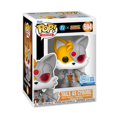 Justice League x Sonic the Hedgehog Tails as Cyborg Funko Pop! Vinyl Figure #594