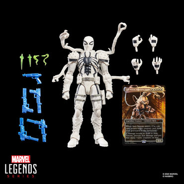 Spider-Man Marvel Legends Series Magic: The Gathering Agent Anti-Venom 6-Inch Action Figure and Card