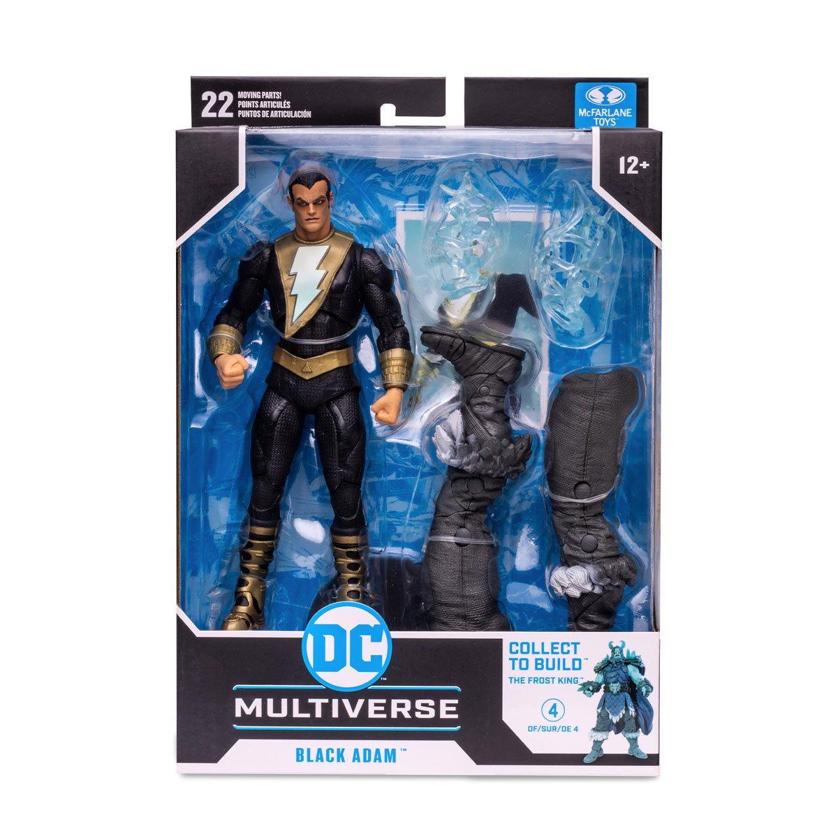 DC Multiverse Endless Winter 7" Action Figure Black Adam (Build Frost King)