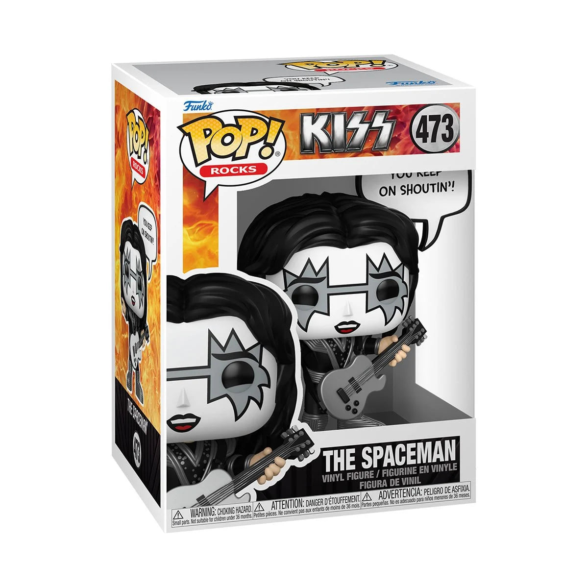 KISS Starchild Demon Spaceman Rock and Roll All Nite Pop! Four Piece Set 472 473 471 474