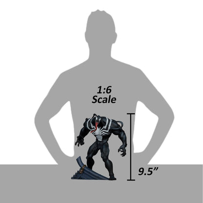 Marvel Rivals Wave 1 Venom 1:6 Scale Posed Figure with Scene and Comic