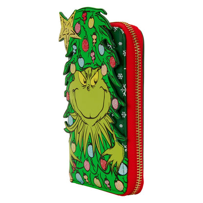 Dr. Seuss Grinch Holiday Tree Zip-Around Wallet
