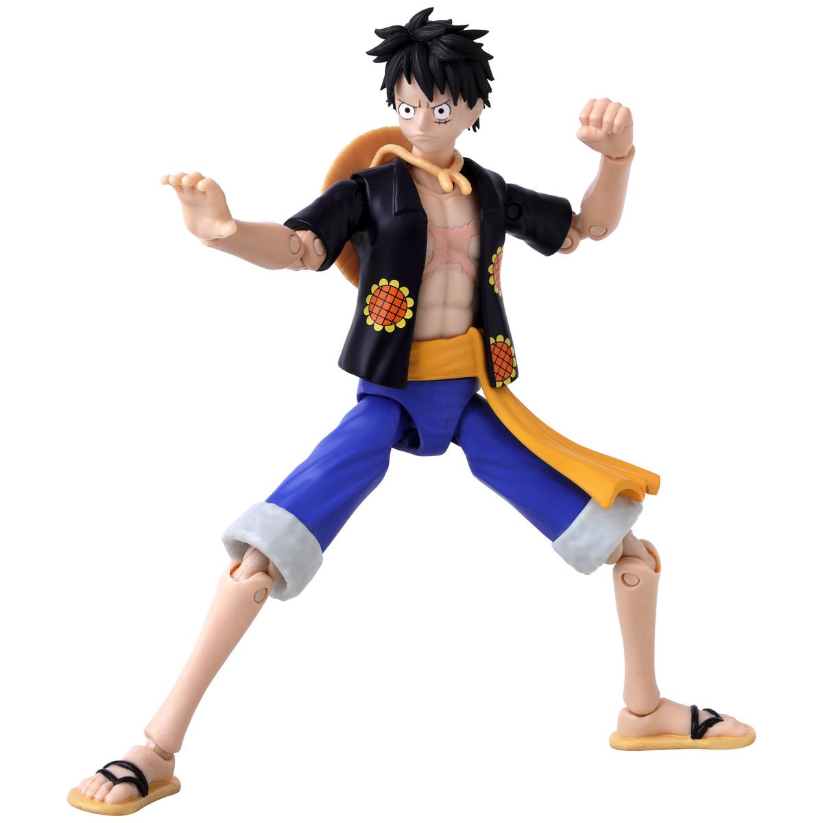 One Piece Anime Heroes Monkey D. Luffy Dressrosa Version Action Figure