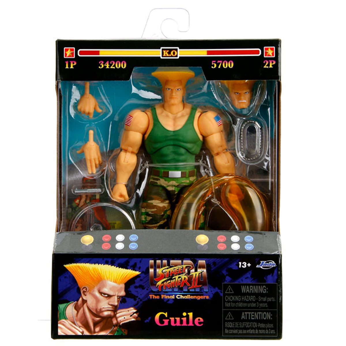 Ultra Street Fighter II Guile 6-Inch Scale Action Figure