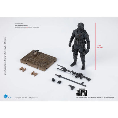 The Walking Dead The Ones Who Lived CRM Soldier Exquisite Mini Series 1:18 Scale Action Figure