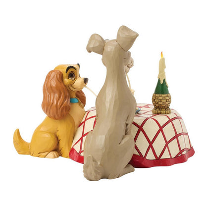Disney Traditions Lady and the Tramp Spaghetti Scene Statue