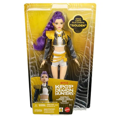 KPop Demon Hunters HUNTR/X Rumi Golden Singing Doll