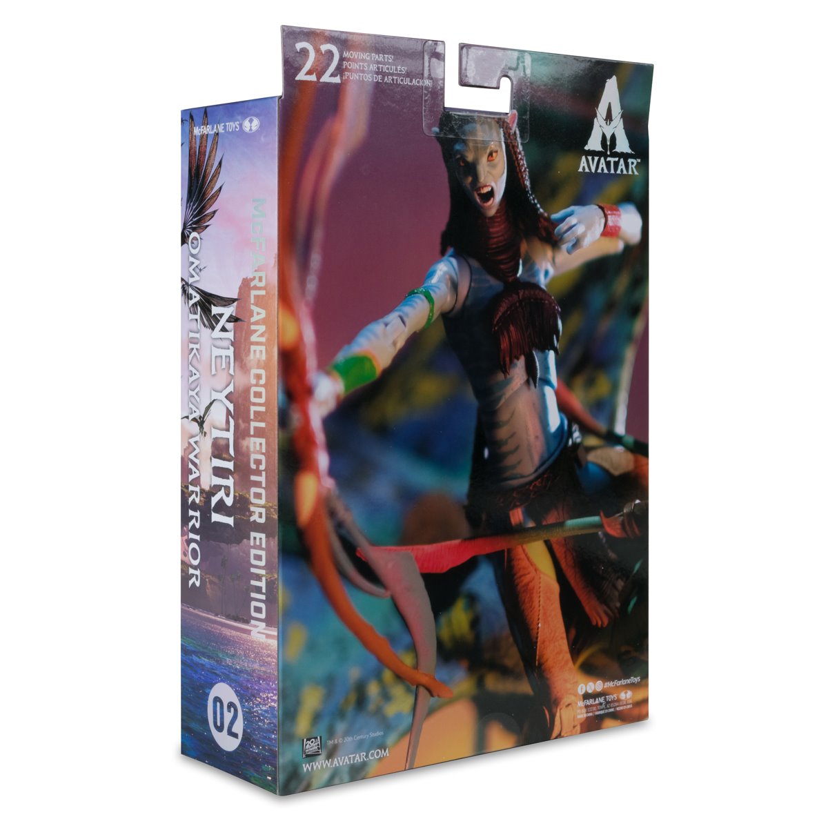 Avatar: Fire and Ash McFarlane Collector Edition Neytiri Omatikaya Warrior 7-Inch Scale Action Figure