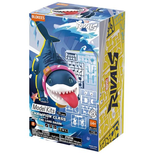 Blokees Model Kits - Marvel Rivals - Champion Class - 12 Jeff The Land Shark