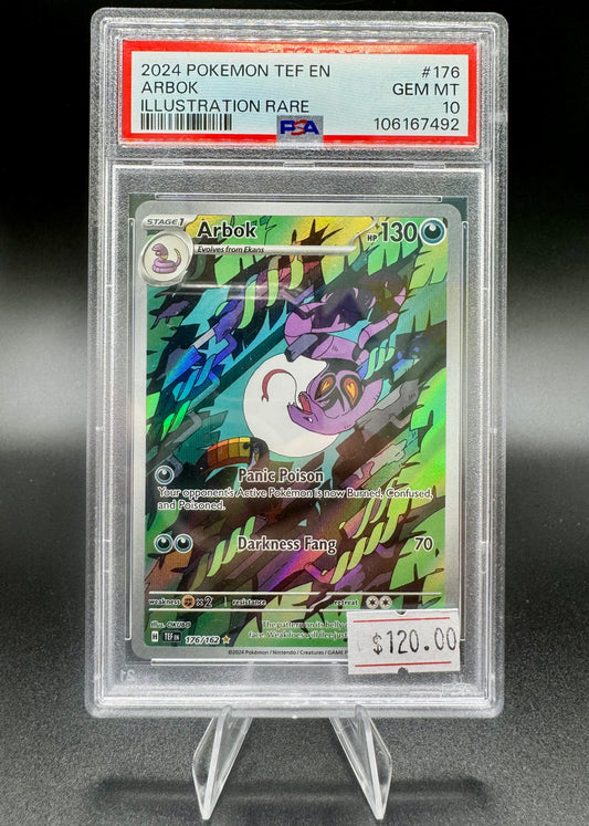 Arbok 176/162 Sv05: Temporal Forces Illustration Rare PSA 10
