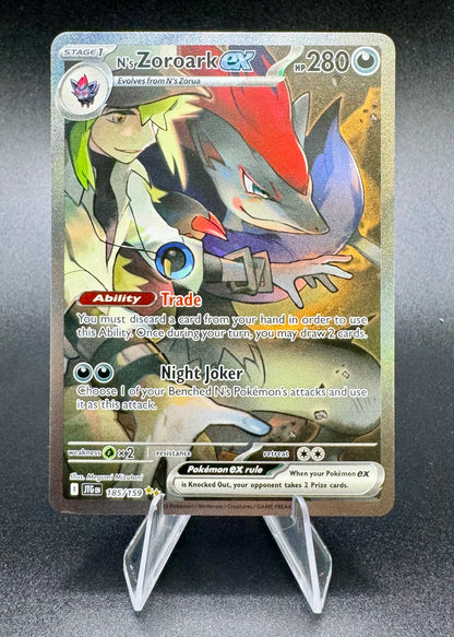 N's Zoroark ex 185/159 Sv09: Journey Together Holo