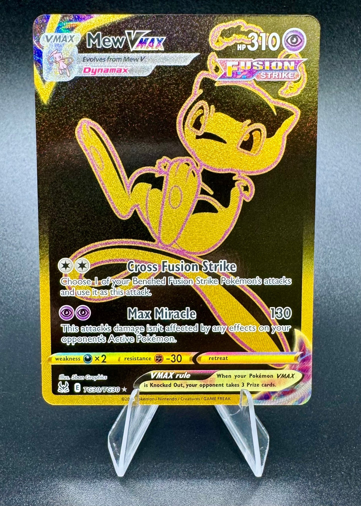 Pokémon Lost Origin Mew Vmax Secret Rare TG30/TG30
