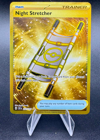 Night Stretcher - 251/191 - Pokemon Surging Sparks Hyper Rare NM