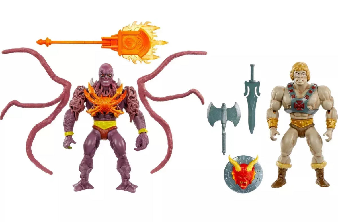 MOTU Masters of the Universe X Stranger Things He-Man & Vecna Action Figures