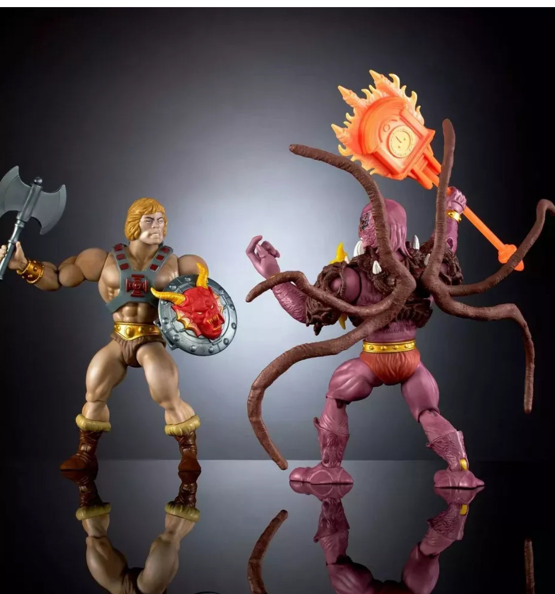 MOTU Masters of the Universe X Stranger Things He-Man & Vecna Action Figures