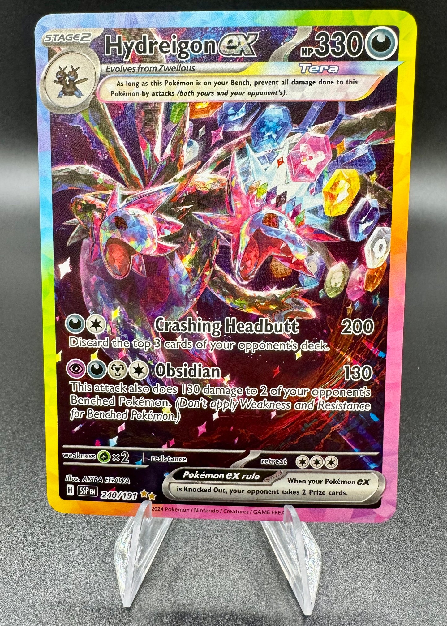 Hydreigon ex 240/191 Sv08: Surging Sparks Holo