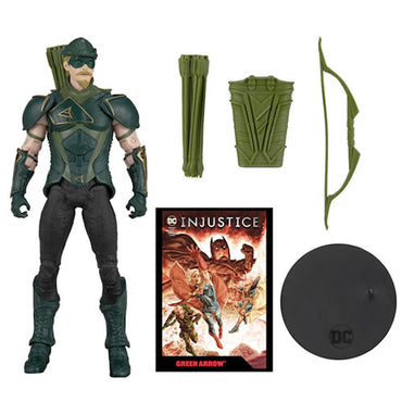 Page Punchers 7" Scale Figure w/ Comic - DC - W03 - Injustice 2 - Green Arrow w/ Comic