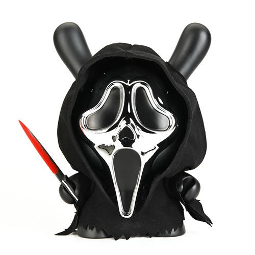 Dunny Vinyl Art Figures - 8" Ghostface (Chrome Mask Edition)