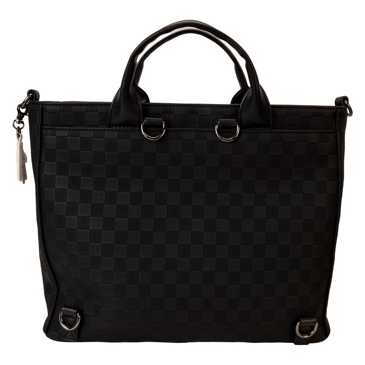 Disney Mickey Ear Checkerboard Convertible Tote Bag