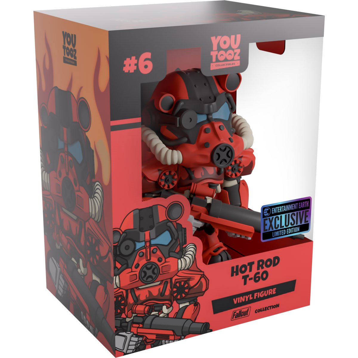 Fallout Collection T-60 Power Armor Hot Rod Variant Vinyl Figure #6 -EE Exclusive