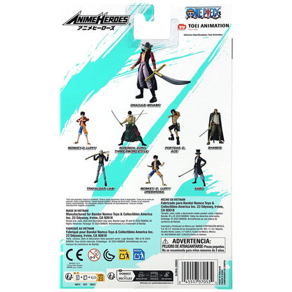 One Piece Anime Heroes Dracule Mihawk Action Figure