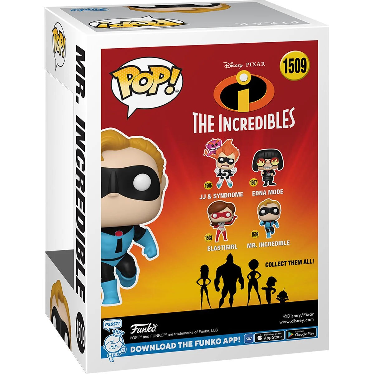 The Incredibles 20th Anniversary Mr. Incredible Funko Pop! Vinyl Figure #1509 CHASE