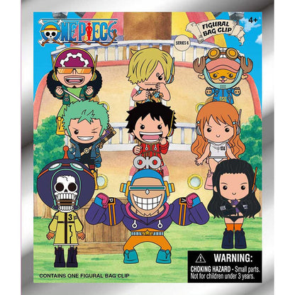 One Piece Series 6 3D Foam Bag Clip