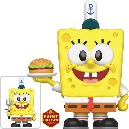 SpongeBob SquarePants with Krabby Patty Pix! Vinyl Figure - 2026 Convention Exclusive