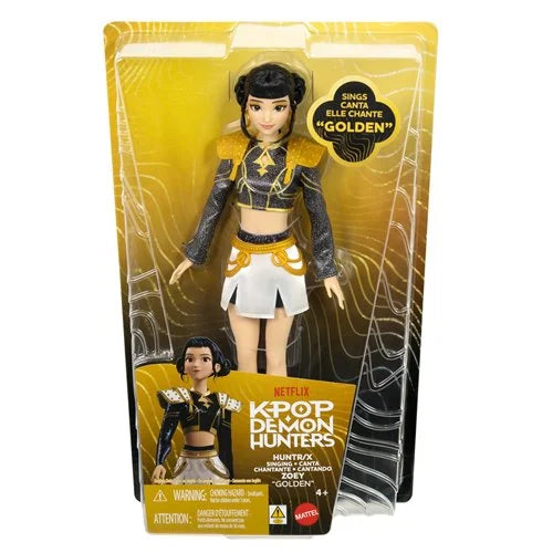 KPop Demon Hunters HUNTR/X Zoey Golden Singing Doll