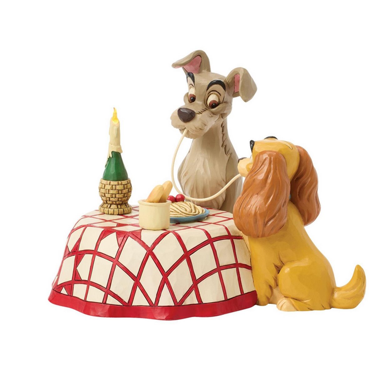 Disney Traditions Lady and the Tramp Spaghetti Scene Statue