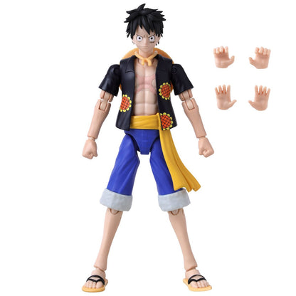 One Piece Anime Heroes Monkey D. Luffy Dressrosa Version Action Figure