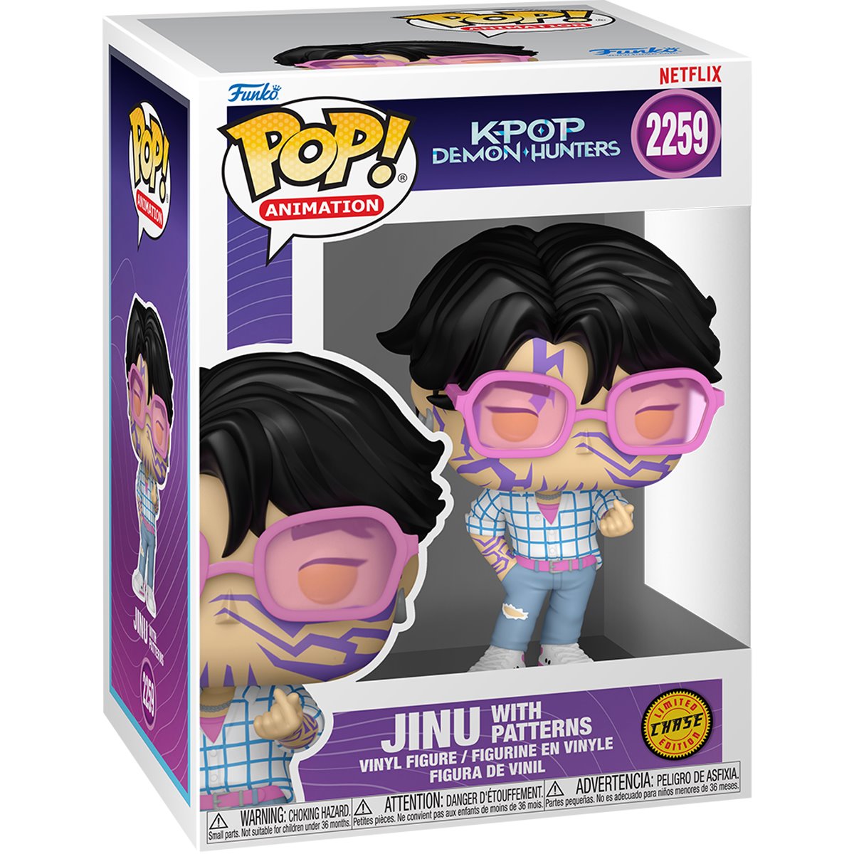 KPop Demon Hunters Jinu Funko Pop! Vinyl Figure #2259 CHASE VARIANT