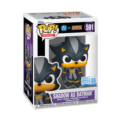 Justice League x Sonic the Hedgehog Shadow as Batman Funko Pop! Vinyl Figure #591