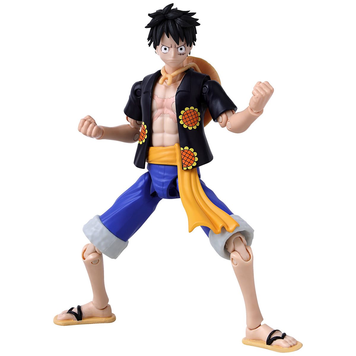 One Piece Anime Heroes Monkey D. Luffy Dressrosa Version Action Figure