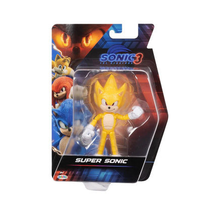 Sonic 3 Movie 5-Inch Wave 2 Action Figure Super Sonic New