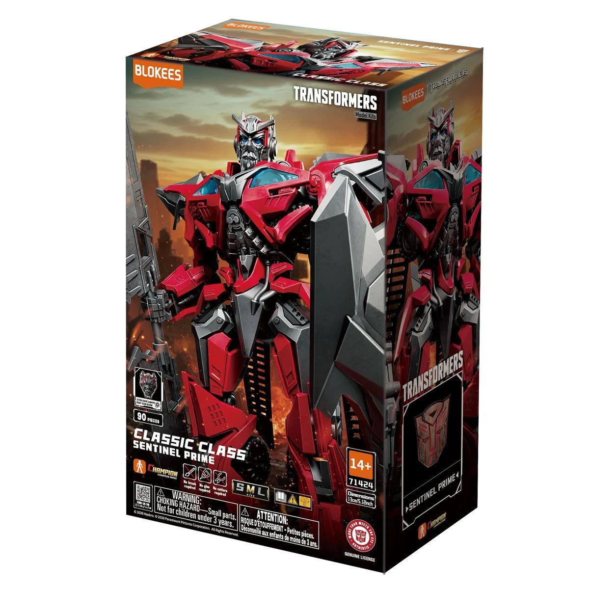Transformers Classic Class Dark of the Moon Sentinel Prime CC24 Blokees Model Kit