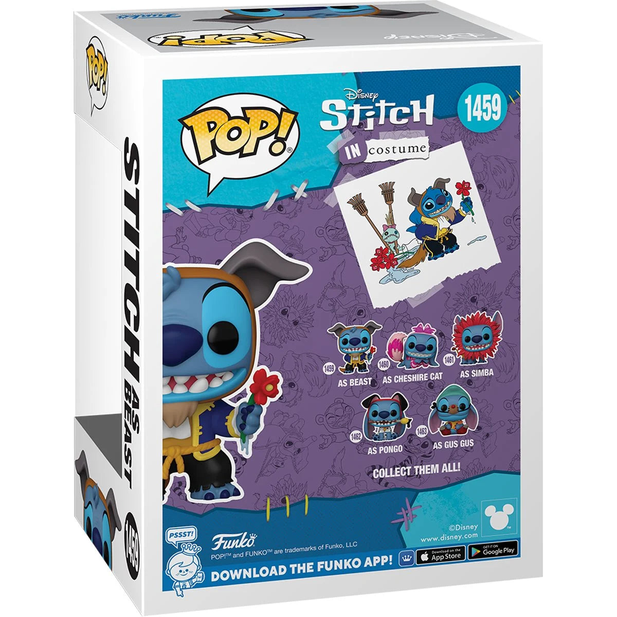 Lilo & Stitch Costume Stitch as Beast Funko Pop! Vinyl Figure #1459