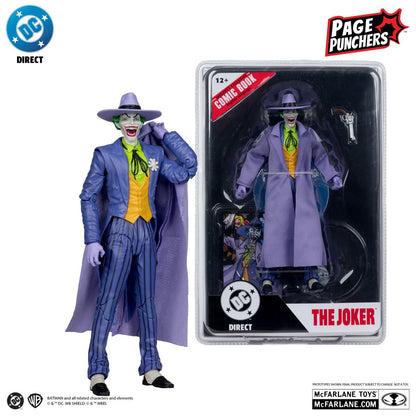 DC Direct Page Punchers 7-Inch Action Figure with Comic Book Joker