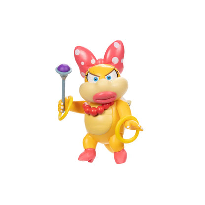 Wendy Koopa with Wand Super Mario Brothers 4 inch figure New