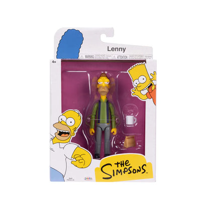 The Simpson's 5in Figures Lenny Leonard w/Lunch Bag & "Carl" Mug