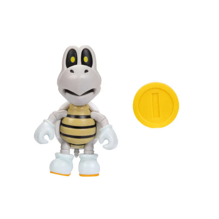 Super Mario 4IN Figures Dry Bones w/ Coin