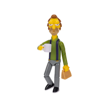 The Simpson's 5in Figures Lenny Leonard w/Lunch Bag & "Carl" Mug