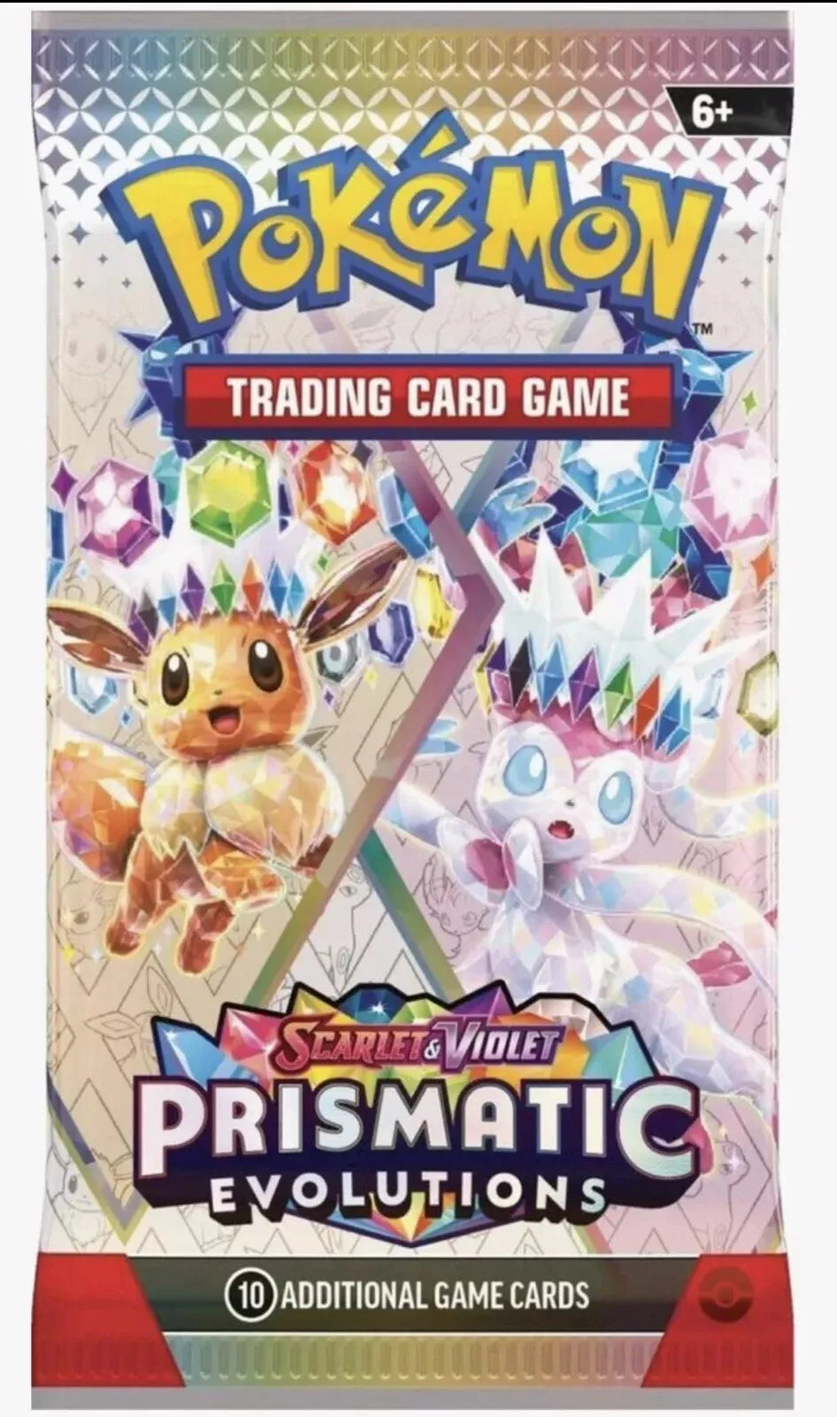 Prismatic Evolutions Booster Pack Single X1 New Sealed In Hand