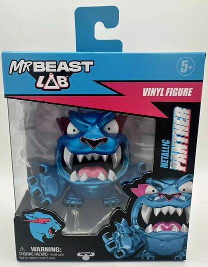 Mr Beast Lab Vinyl Figure The Metallic Panther Brand New in Box Rare
